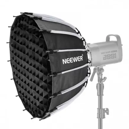 NEEWER SF55Q, 55cm deep parabolic quick release softbox with honeycomb grid