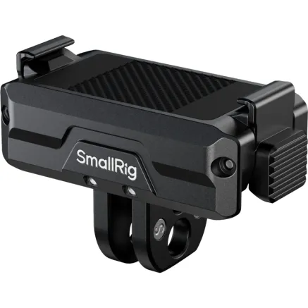 SMALLRIG 5890 BIDIRECTIONAL QR FOLDING ADAPTER MOUNT WITH 2-PRONG MOUNT AND 1/4-20 THREADED HOLE 5890