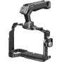 SMALLRIG 6027 HawkLock Cage Kit for Sony Alpha 7 V/7R V/7 IV, rodomas pilną aliuminišką kėlį su įtrauktą viršutinią rankinį, daugais montavimo punktais.