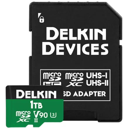 DELKIN MICROSD POWER 2000X UHS-II (V90) R300/W250 1TB DMPWV91T