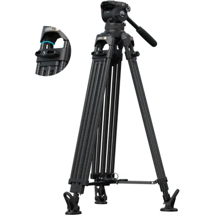 SMALLRIG 5578 FSD18 FREESPEED HEAVY-DUTY CARBON FIBER TRIPOD 5578