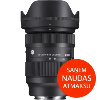 Mirrorless Lenses - Sigma 28-70mm F2.8 DG DN (Contemporary) Sony-E mount Full Frame - quick order from manufacturer Best choise selected by experts