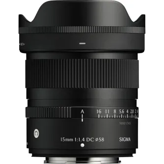 Mirrorless Lenses - Sigma 15MM F1.4 DC Contemporary for Fujifilm X-Mount APS-C mirrorless wide-angle lens - buy today in Master Foto store and with delivery Best choise selected by experts Mirrorless Lenses - Sigma 15MM F1.4 DC Contemporary for Fujifilm X-Mount APS-C mirrorless wide-angle lens - buy today in Master Foto store and with delivery Best choise selected by experts
