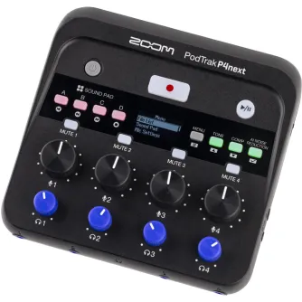 Sound Recorder - Zoom PodTrak P4next 4-Track Podcast Recorder - buy today in Master Foto store and with delivery