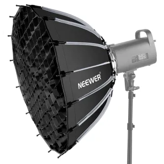 Softboxes - NEEWER SF65Q parabolic softbox Honeycomb - 65cm, Bowens mount, durable design - buy today in Master Foto store and with delivery