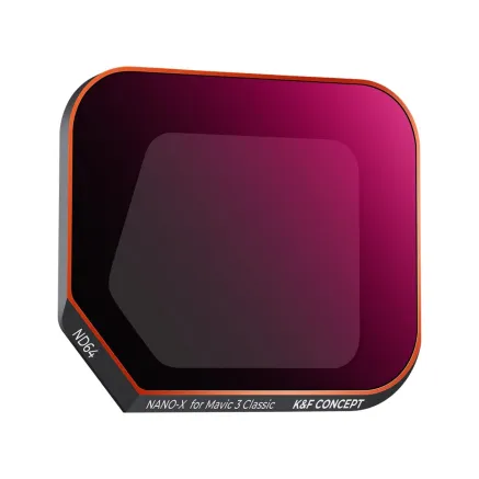K&F Concept ND64 Filter for DJI Mavic 3 Classic - 6-stop light reduction, waterp