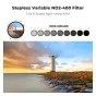 K&F Concept 62mm Ultra-Low Reflection Variable ND Filter ND2-400