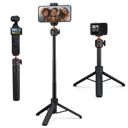 K&F Concept K&F 65cm Desktop Stand & Selfie Stick 360 Ball Head