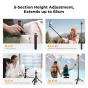 K&F Concept K&F 65cm Desktop Stand & Selfie Stick 360 Ball Head