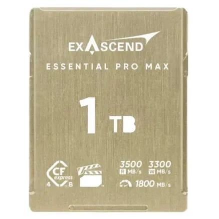 Exascend Essential Pro Max PCIe Gen4x2 CFexpress Type-B 4.0 1TB