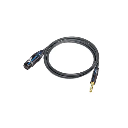 Infinitek L-2T2S microphone cable 6.0mm XLR (F) / JACK TRS 6.3mm 3m
