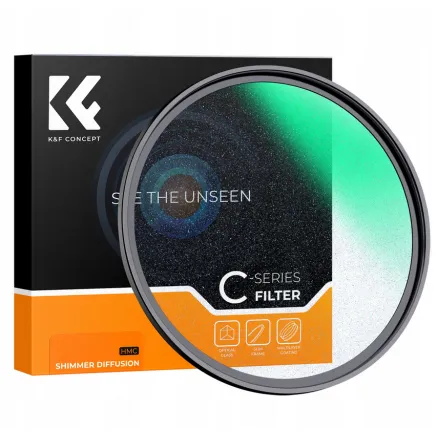 K&F Concept 58MM C Series Microlight Mirror Shimmer Diffusion Filter