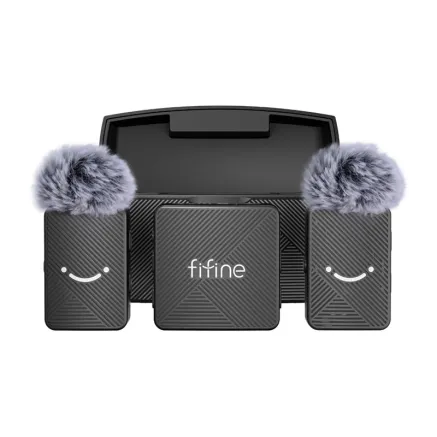 Fifine M9 Tie Microphone Set black