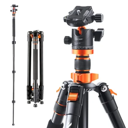 K&F Concept K234A7+BH-28L Compact Tripod 200cm