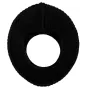 Zacuto Fleece Eye Cushion Black - Soft foam core, fleece material, compatible 