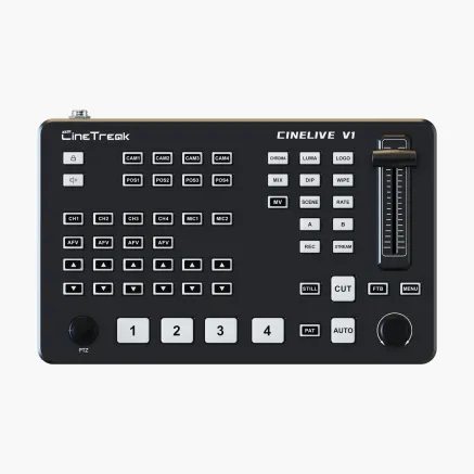 CineTreak Cinelive V1 - Multi-camera livestream switcher with 4 HDMI inputs