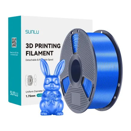 Sunlu PLA+ Silk Filament Blue