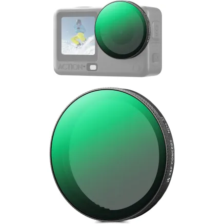 K&F Concept Adjustable ND4-32 Filter for DJI Osmo Action 6