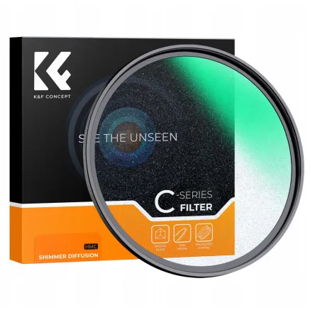 K&F Concept 77MM C Series Microlight Mirror Shimmer Diffusion Filter