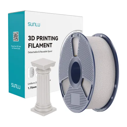 Sunlu PLA High-Speed Marble Filament Light Gray