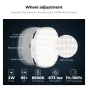 K&F Concept Magnetic Selfie Light with 360 Rotation & Mirror