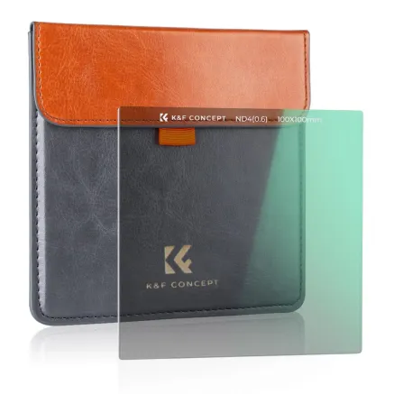 K&F Concept 100x100x2MM Nano-X Square Coated ND4 Filter