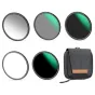 K&F Concept 82MM Magnetic 5pcs Filter Kit GND8 ND8 ND64 ND1000