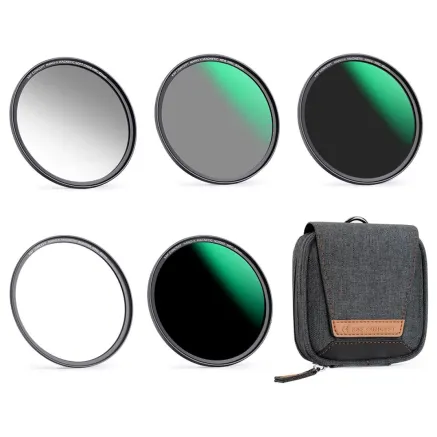 K&F Concept 82MM Magnetic 5pcs Filter Kit GND8 ND8 ND64 ND1000