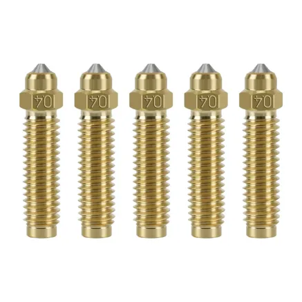 0.4 mm Hardened Brass Nozzle Set for ELEGOO Centauri Carbon