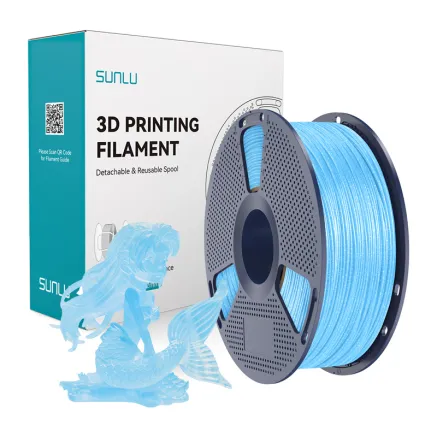 SUNLU PLA Filament Shiny Blue