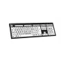 LogicKeyboard Braille/Large 8 dot Black on White PC UK