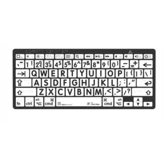 LogicKeyboard Braille/LargePrint Black on White MAC UK