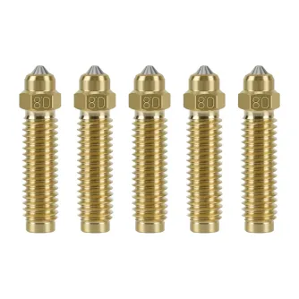 0.8 mm Hardened Brass Nozzle Set for ELEGOO Centauri Carbon