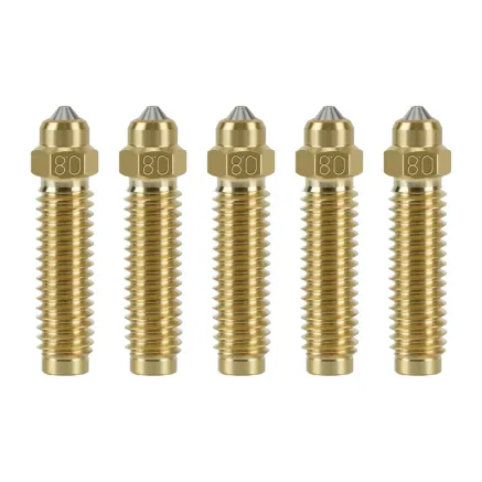 0.8 mm Hardened Brass Nozzle Set for ELEGOO Centauri Carbon