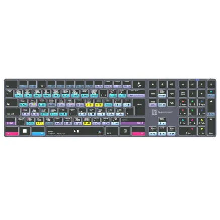 LogicKeyboard DaVinci Resolve TITAN Wireless Backlit Keyboard