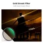K&F Concept 55MM Gold Streak Effect Lens Filter