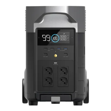 EcoFlow Delta Pro power station + 2x 400W photovoltaic panel