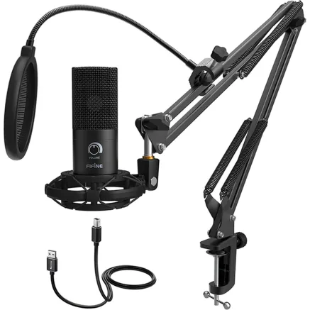 Fifine T669 USB condenser microphone black