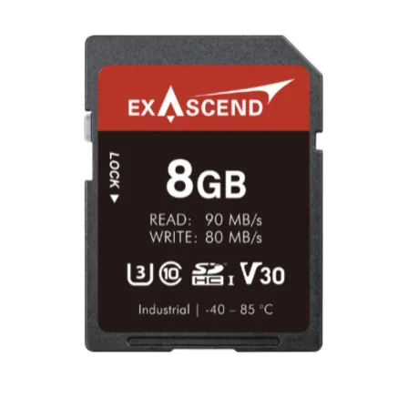 Exascend Industrial SD300 V30 C10 SD 6.0 8GB
