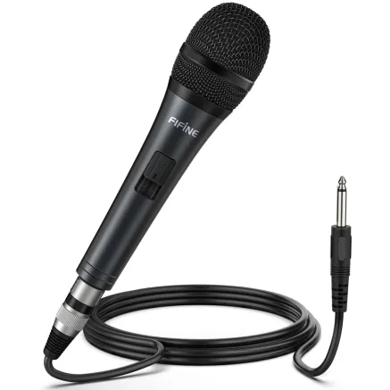 Fifine K6 dynamic vocal microphone black