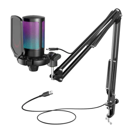 Fifine A6T tripod gaming microphone black