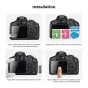 K&F Concept Screen Protector Kit for Canon Rebel T7 T6 T5