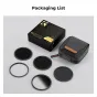 K&F Concept 49MM Magnetic 5pcs Filter Kit