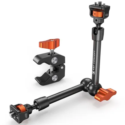 K&F Concept 11-inch Adjustable Magic Arm with Super Clamp