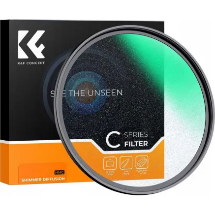 K&F Concept 62MM C Series Microlight Mirror Shimmer Diffusion Filter