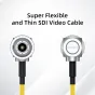 Accsoon Right Angle SDI to Right Angle SDI cable -YELLOW