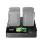 Accsoon TopRig 100W 4-Bay LP-E6 Fast Charger