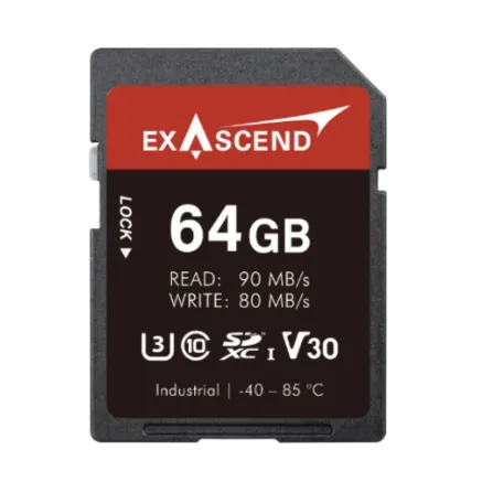 Exascend Industrial SD300 V30 C10 SD 6.0 64GB
