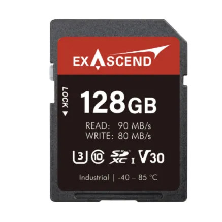 Exascend Industrial SD300 V30 C10 SD 6.0 128GB