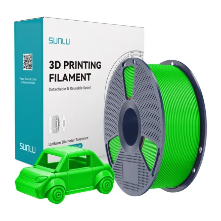 Sunlu PETG Filament Green - Durable, high-quality 3D printing material